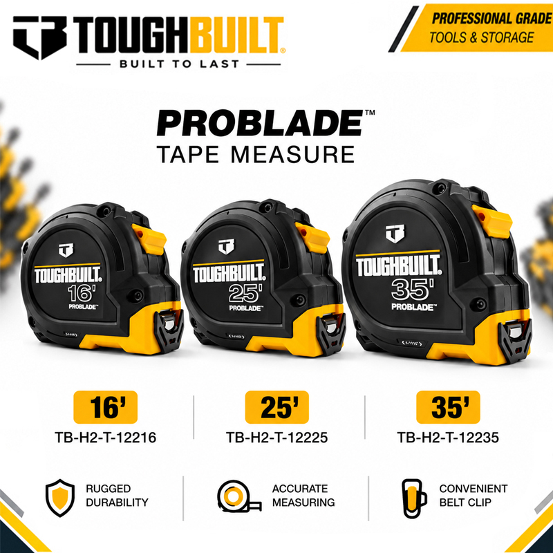 Serie TOUGHBUILT 16ft/25ft/35f - Stanley Tape 25Ft recensione e prezzo